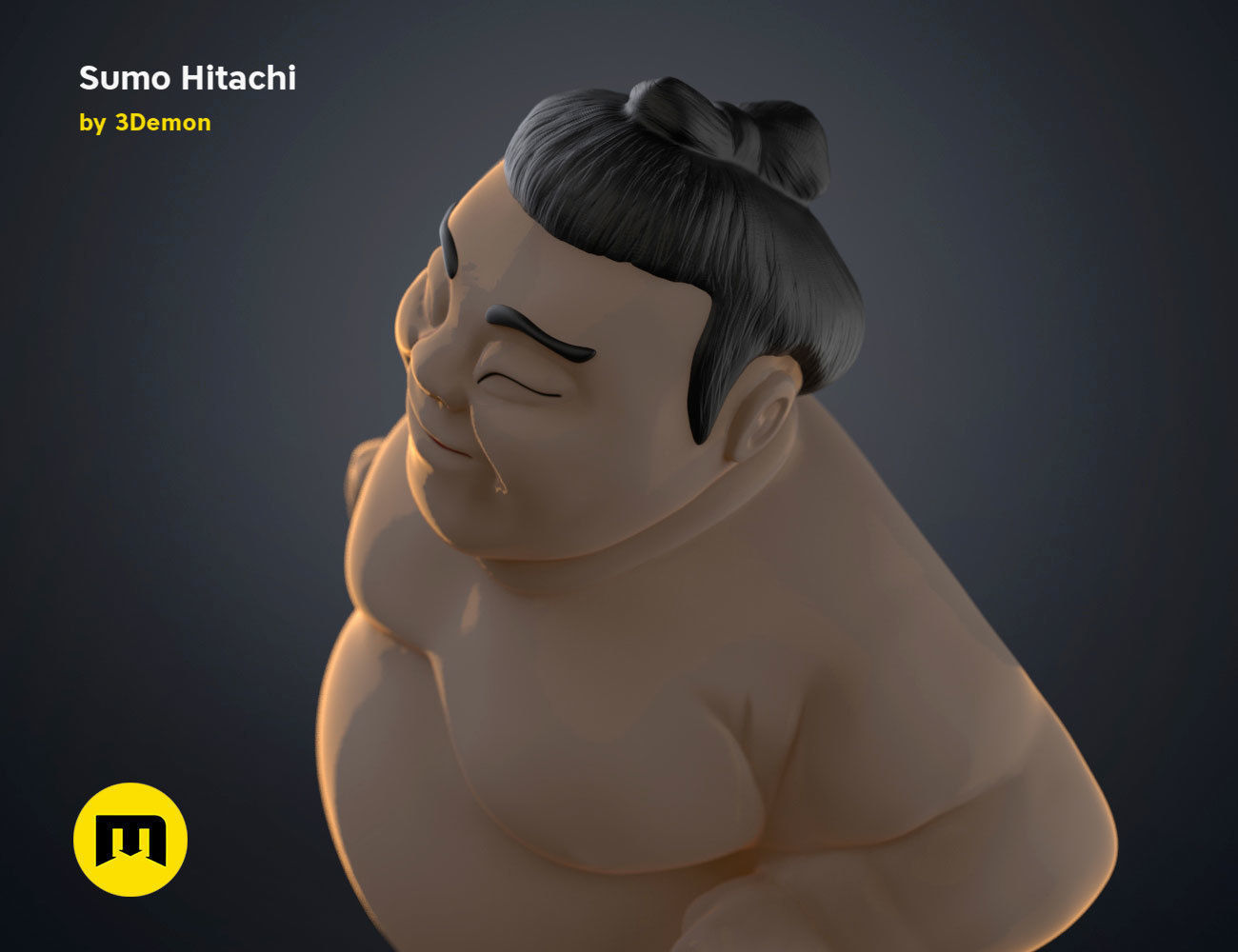 Sumo Hitachi - 3D print model  3D print model_9