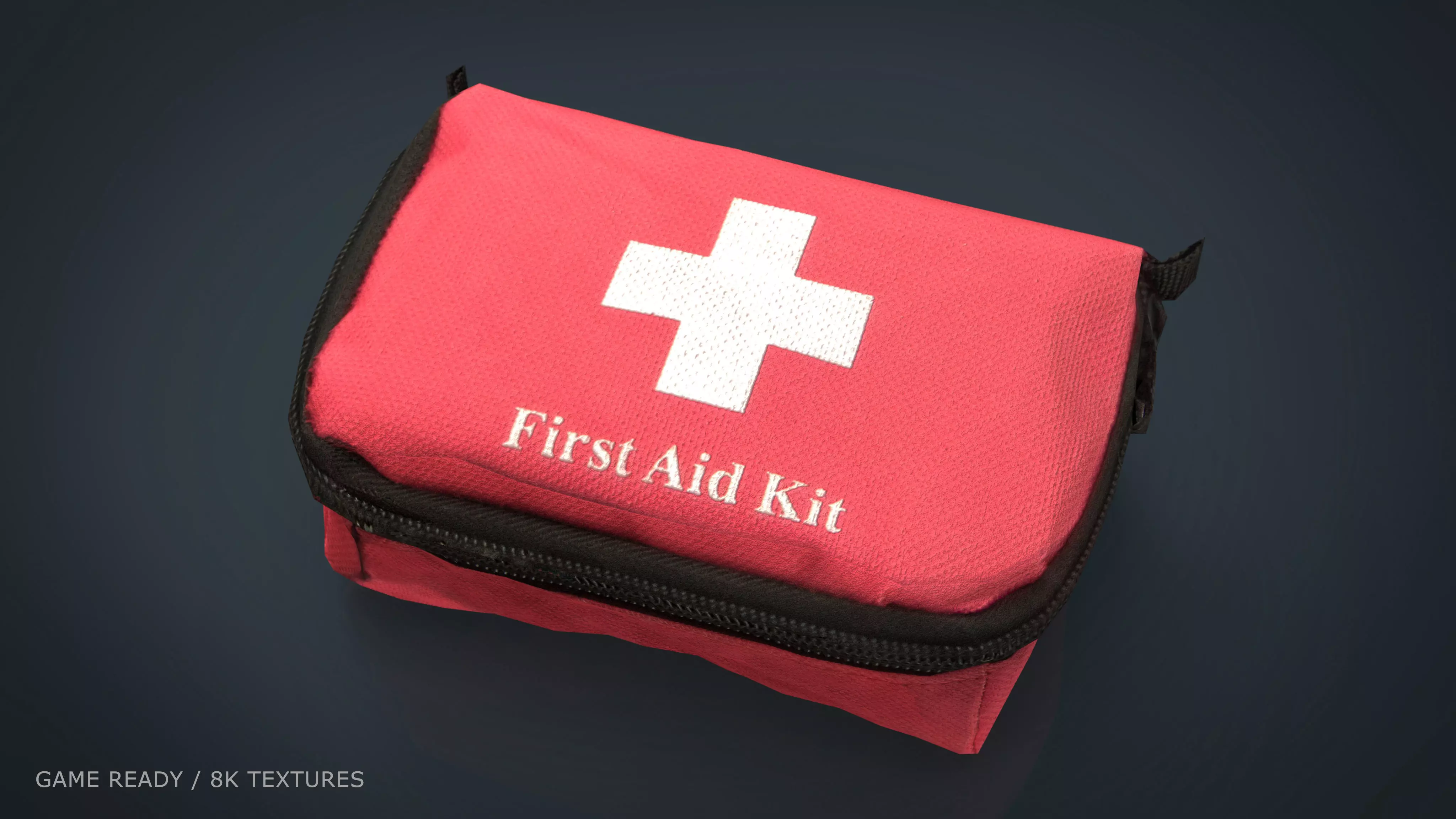 FIRST AID KIT Low-poly 3D model_0