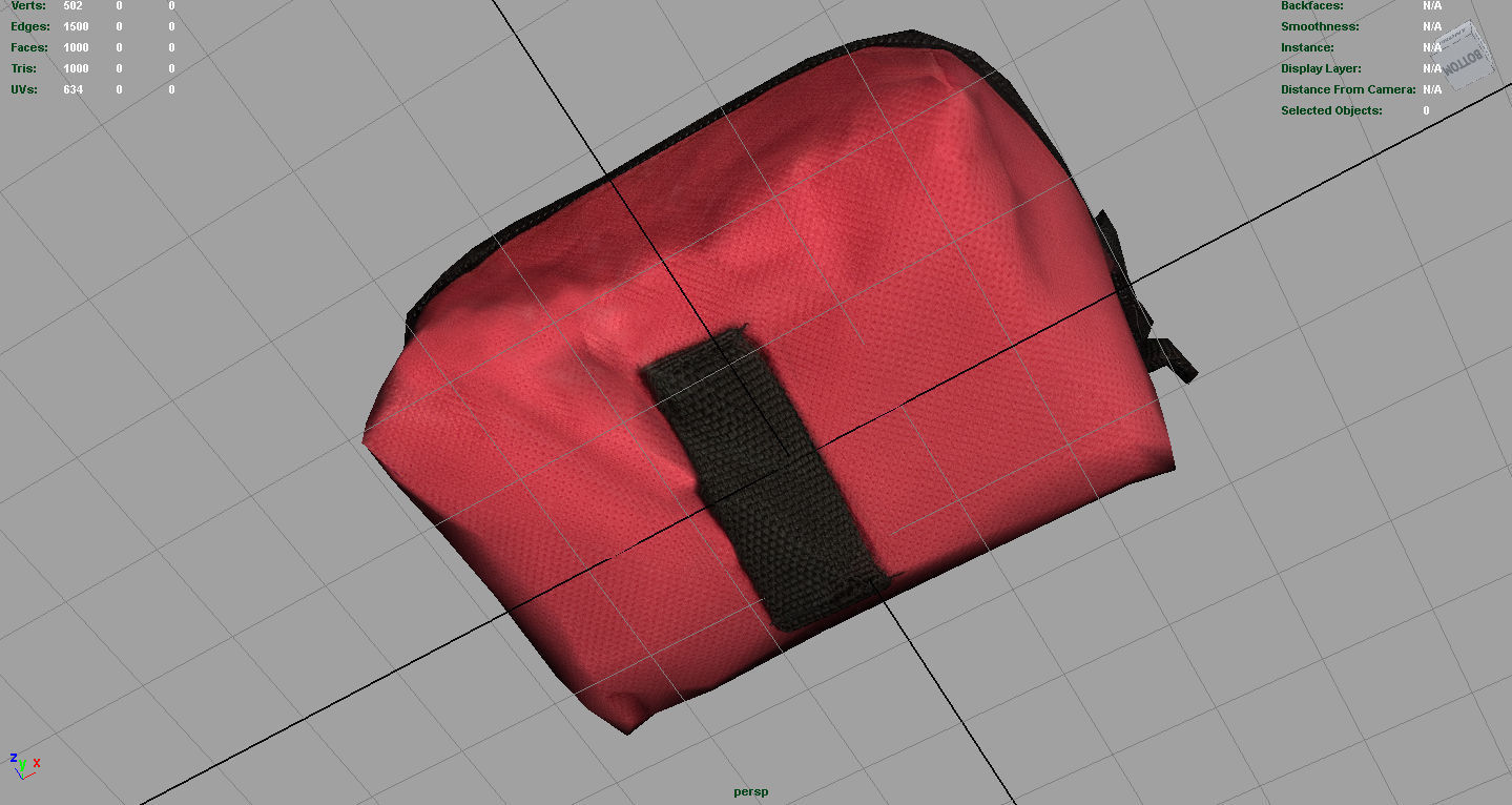 FIRST AID KIT Low-poly 3D model_4
