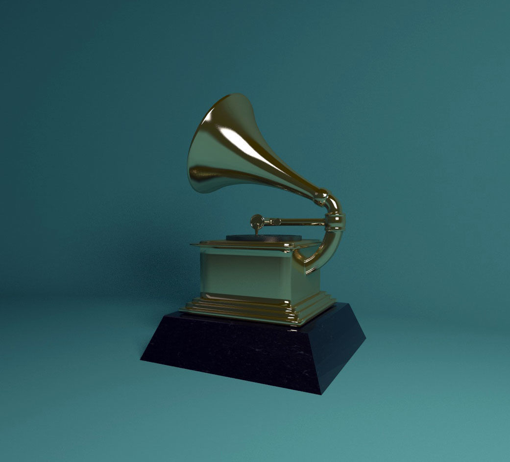 Grammy award 3D model 3D printable | CGTrader