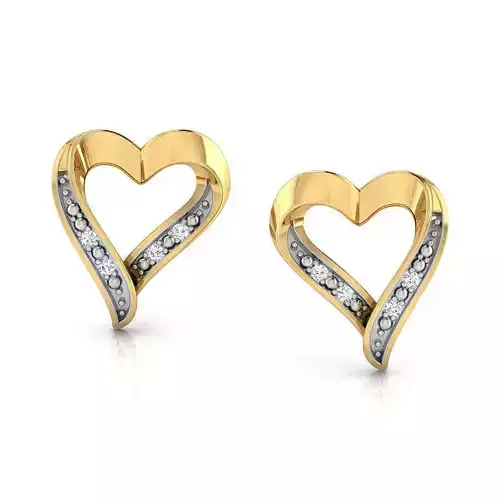 Heart 2 Earring