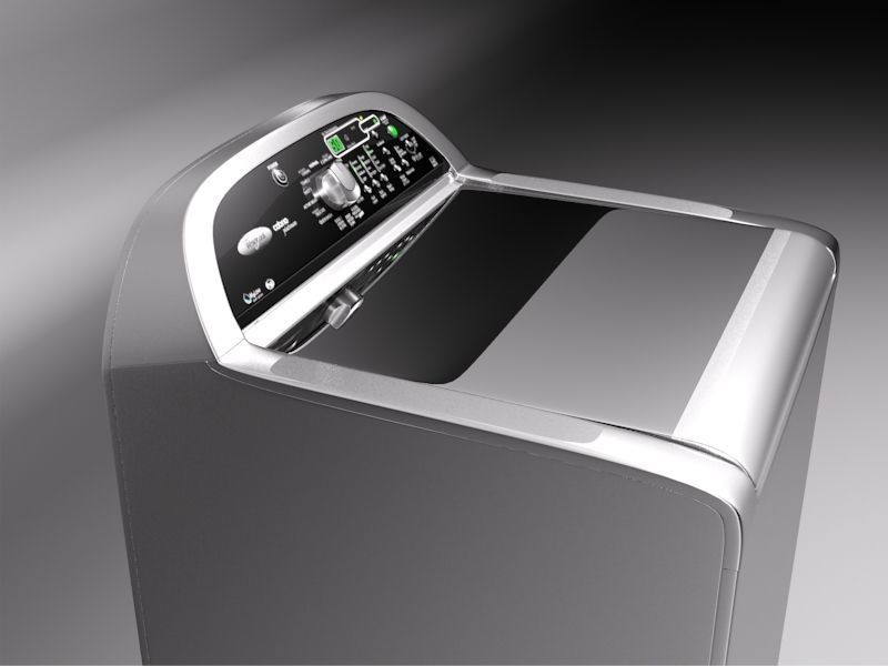 Whirlpool Cabrio Platinum washer 3D model CGTrader