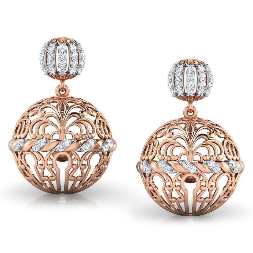 Trellis 3 Earring 3D print model_1