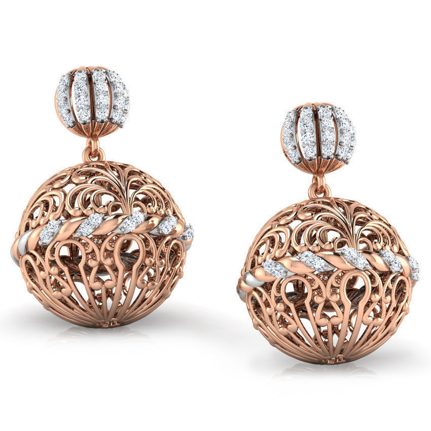 Trellis 3 Earring 3D print model_8