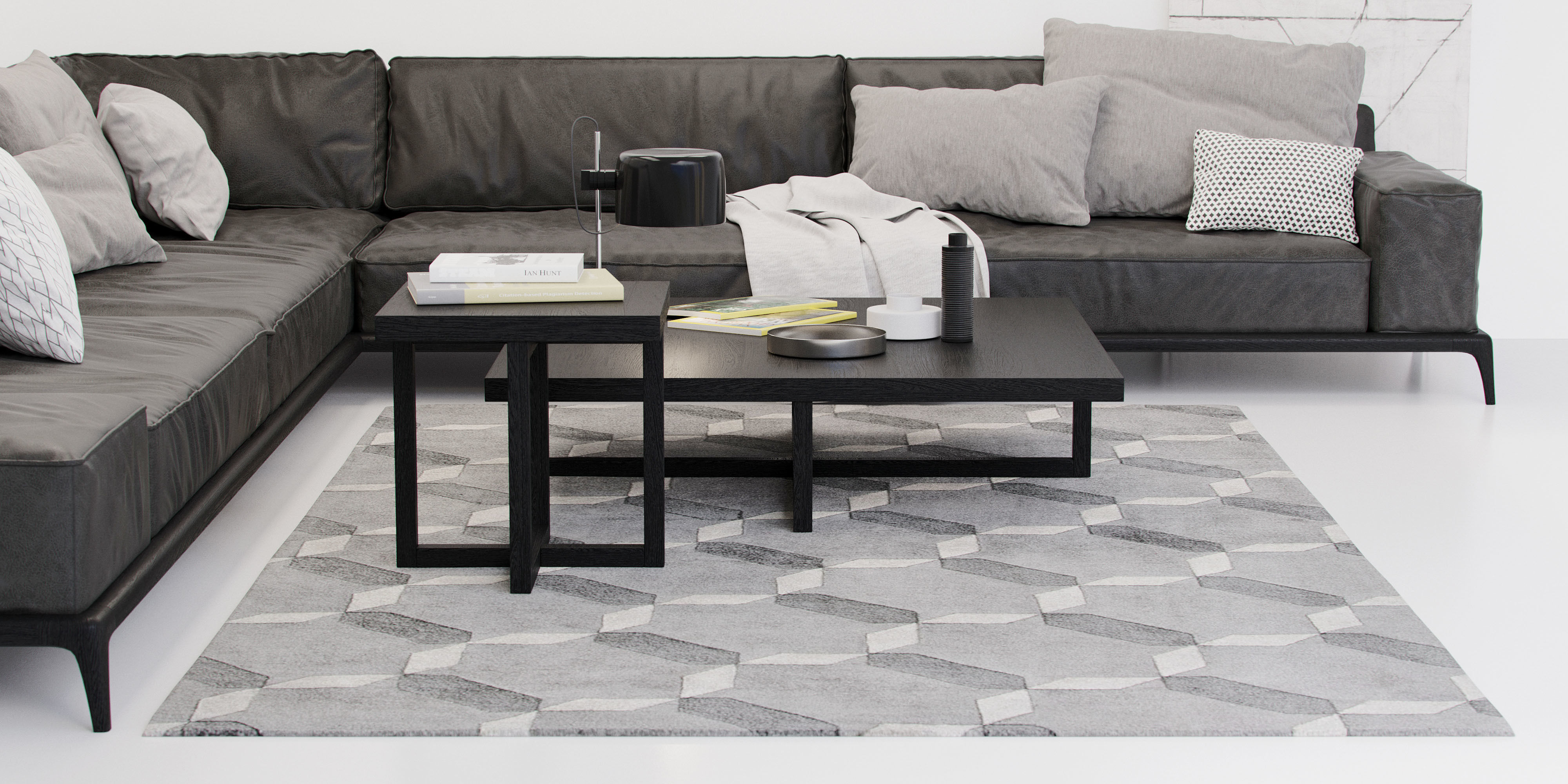 Poliform park sofa 3D model_4