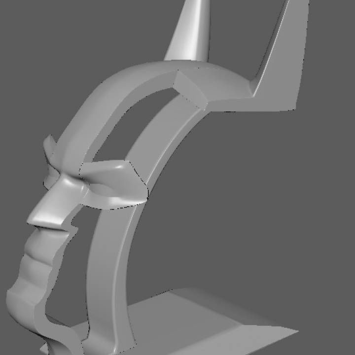 Batman Headset Stand 3D print model_6