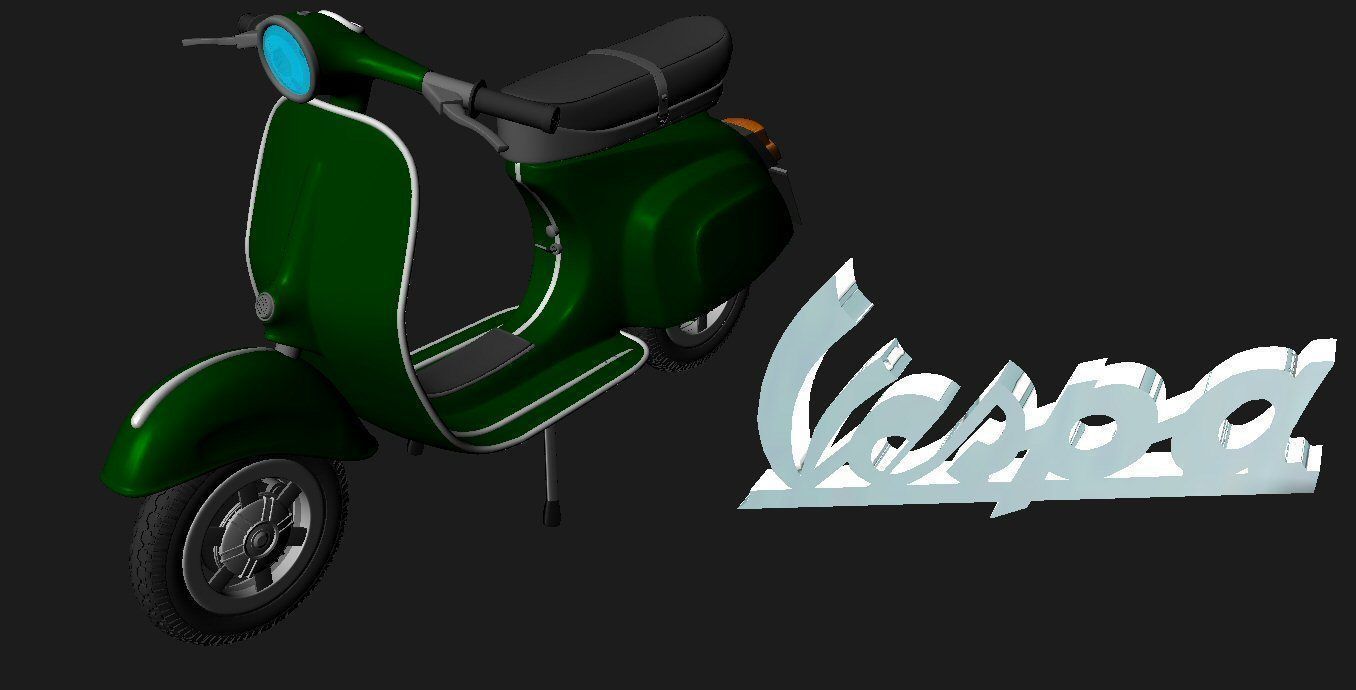 Vespa Free 3D model_3