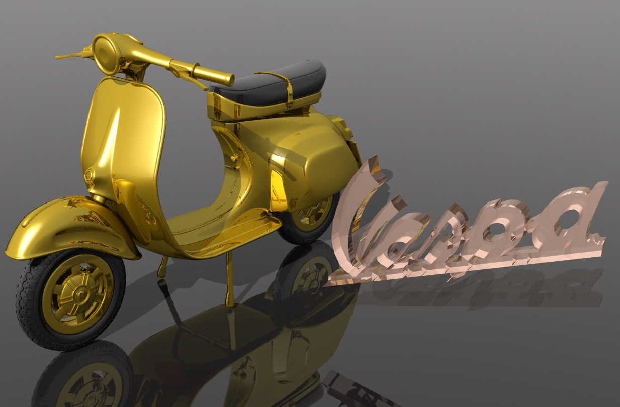 Vespa Free 3D model_7