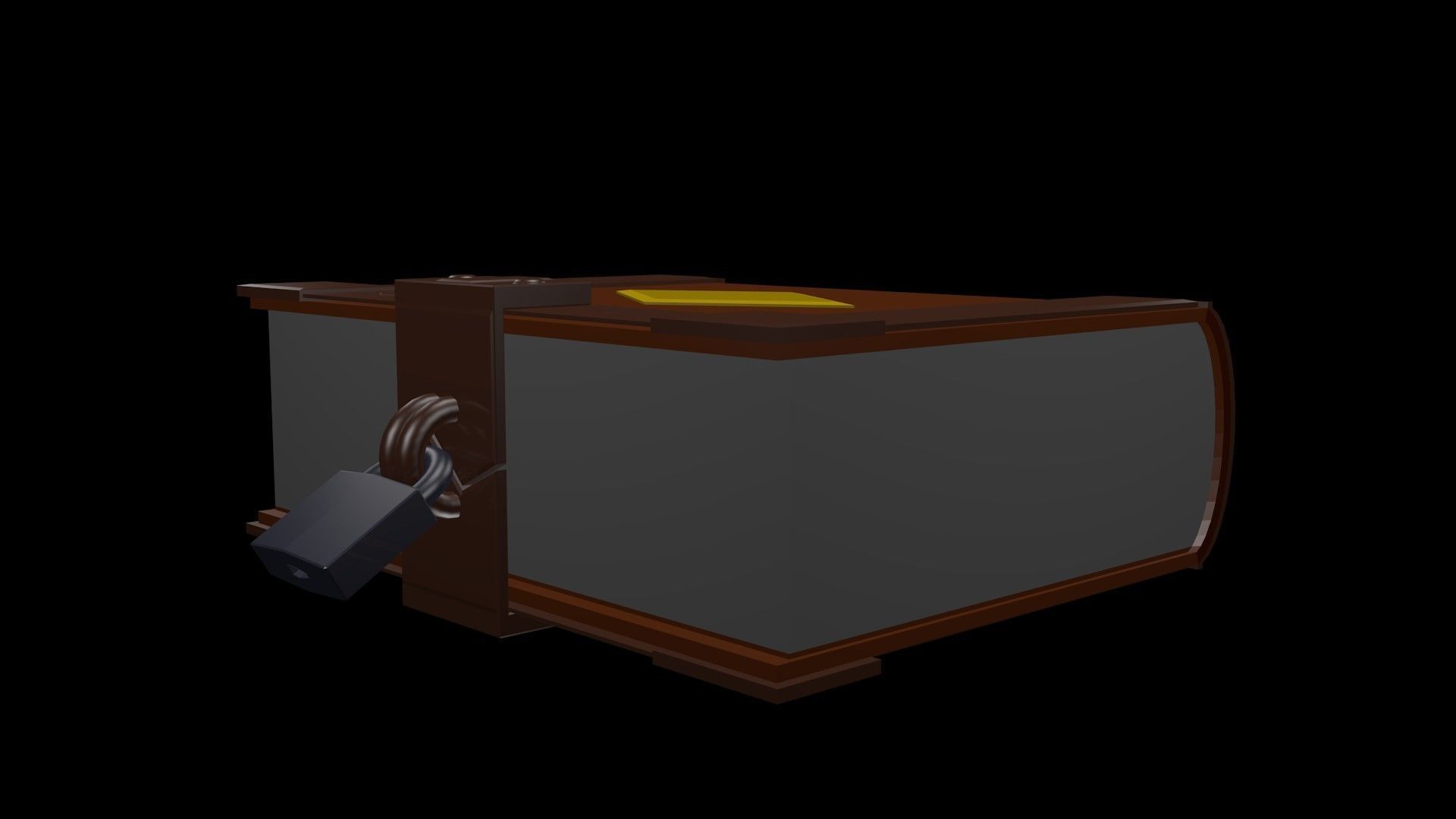 Low poly book 1 Low-poly 3D model_7