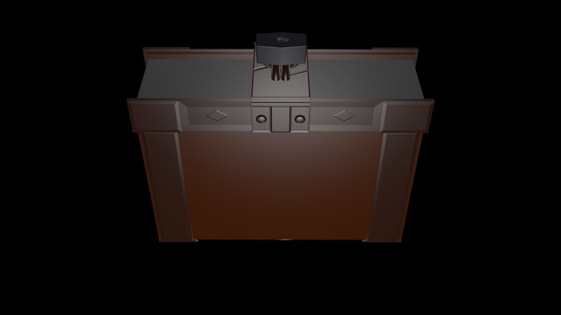 Low poly book 1 Low-poly 3D model_8