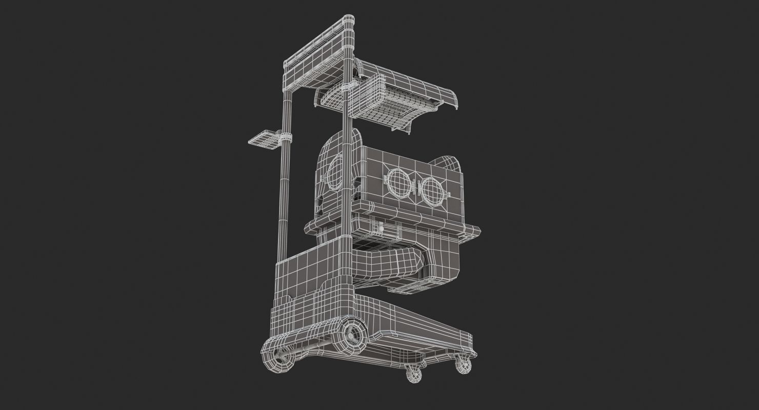 Medical - Infant Incubator 3D model_6