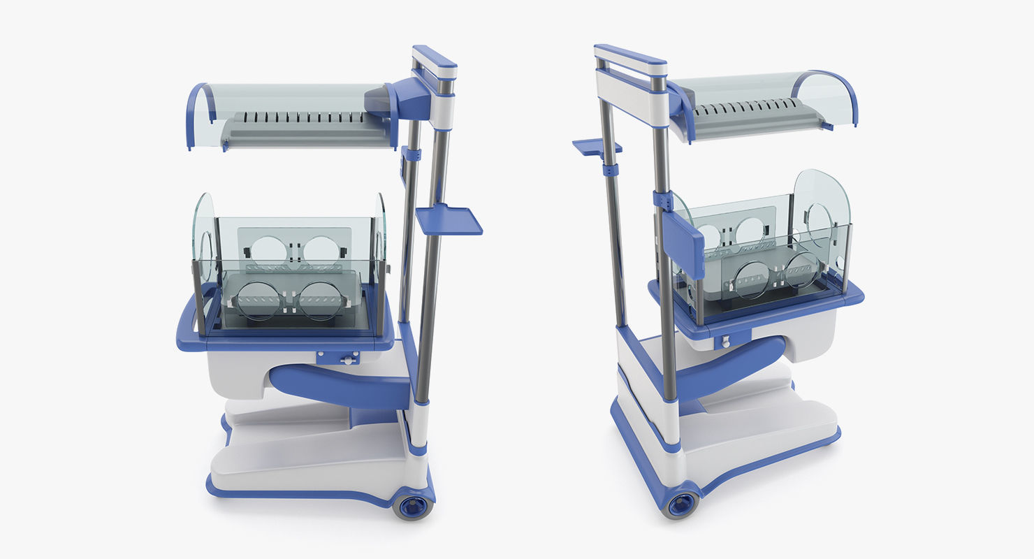 Medical - Infant Incubator 3D model_2