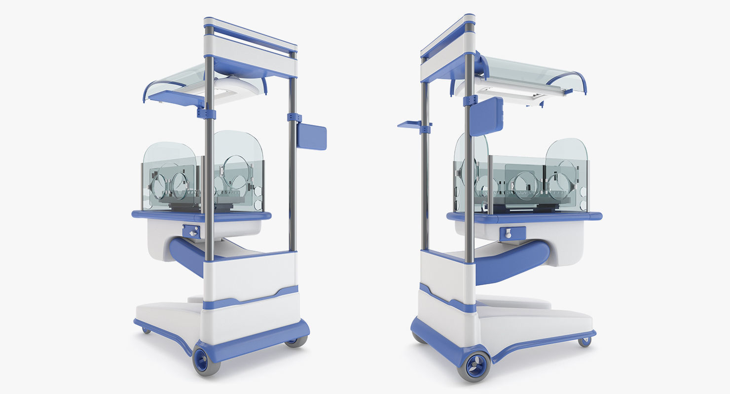 Medical - Infant Incubator 3D model_3