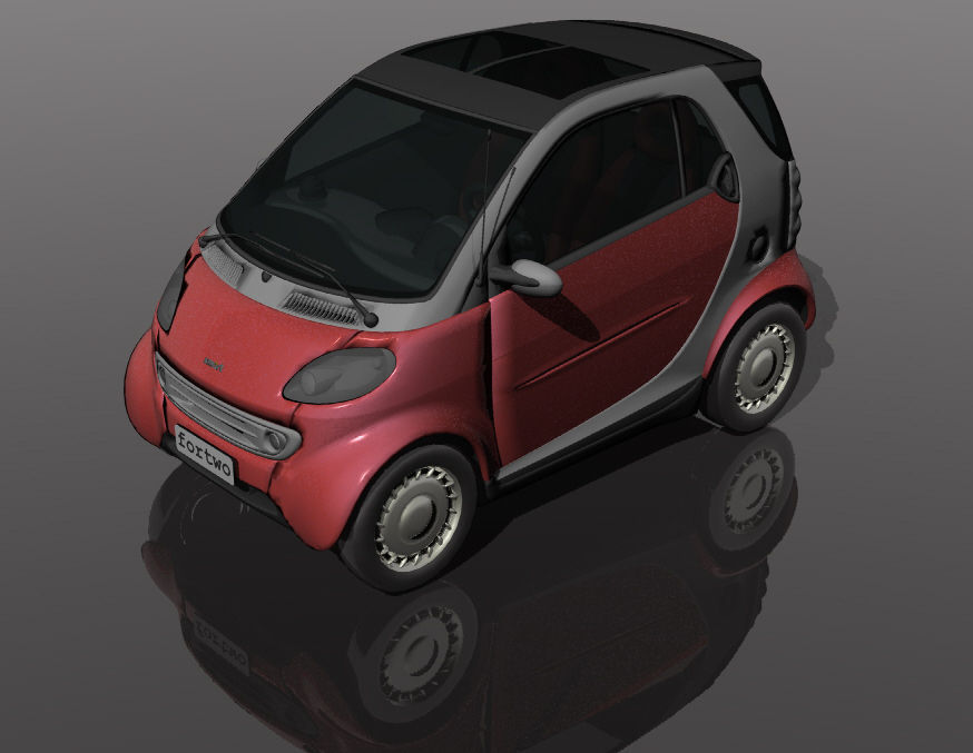 Smart Fortwo Free 3D model_4