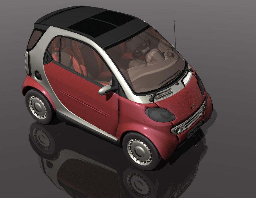 Smart Fortwo Free 3D model_5