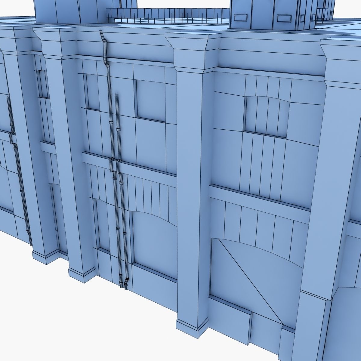 Old Factory Low Poly 127 3D model_10