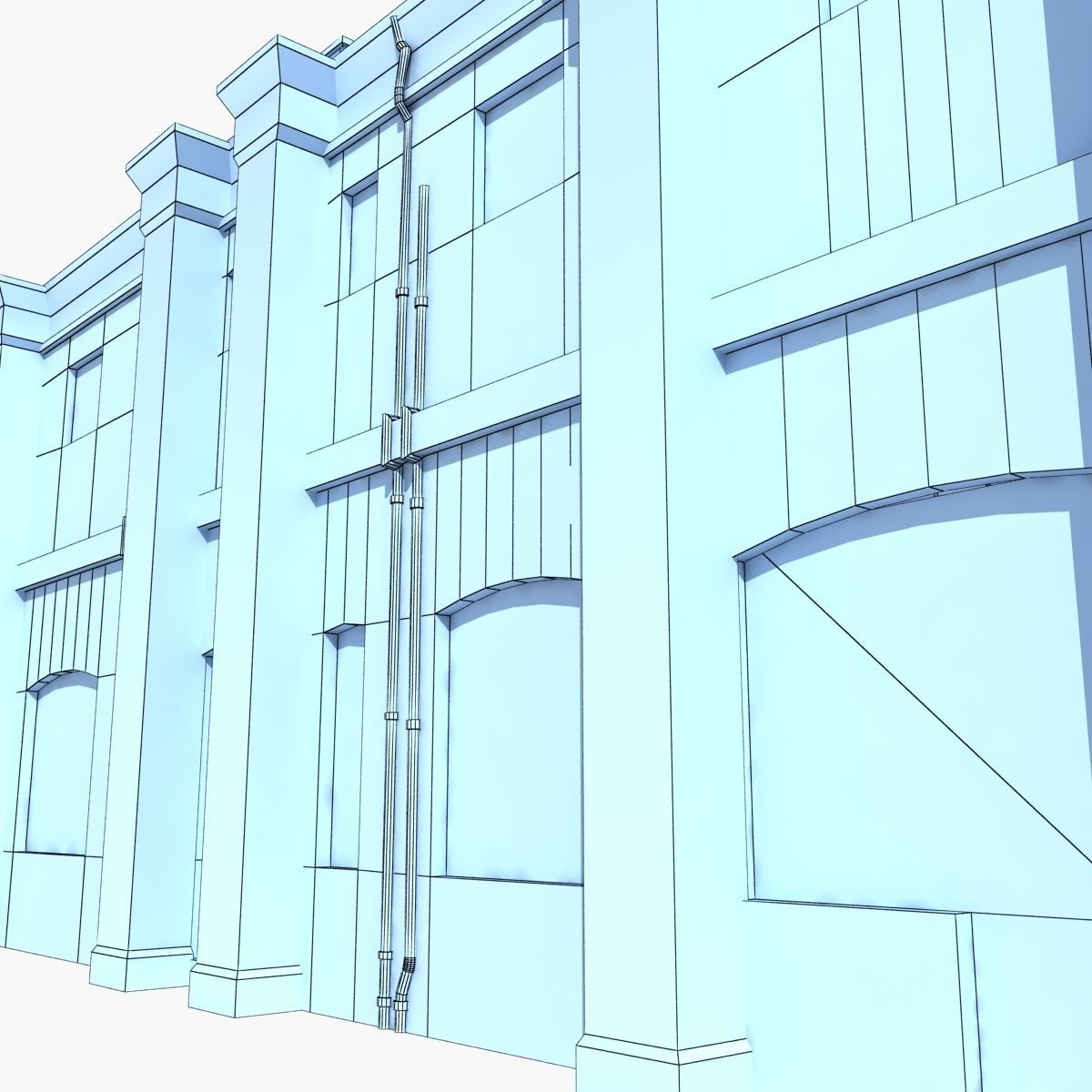 Old Factory Low Poly 127 3D model_11