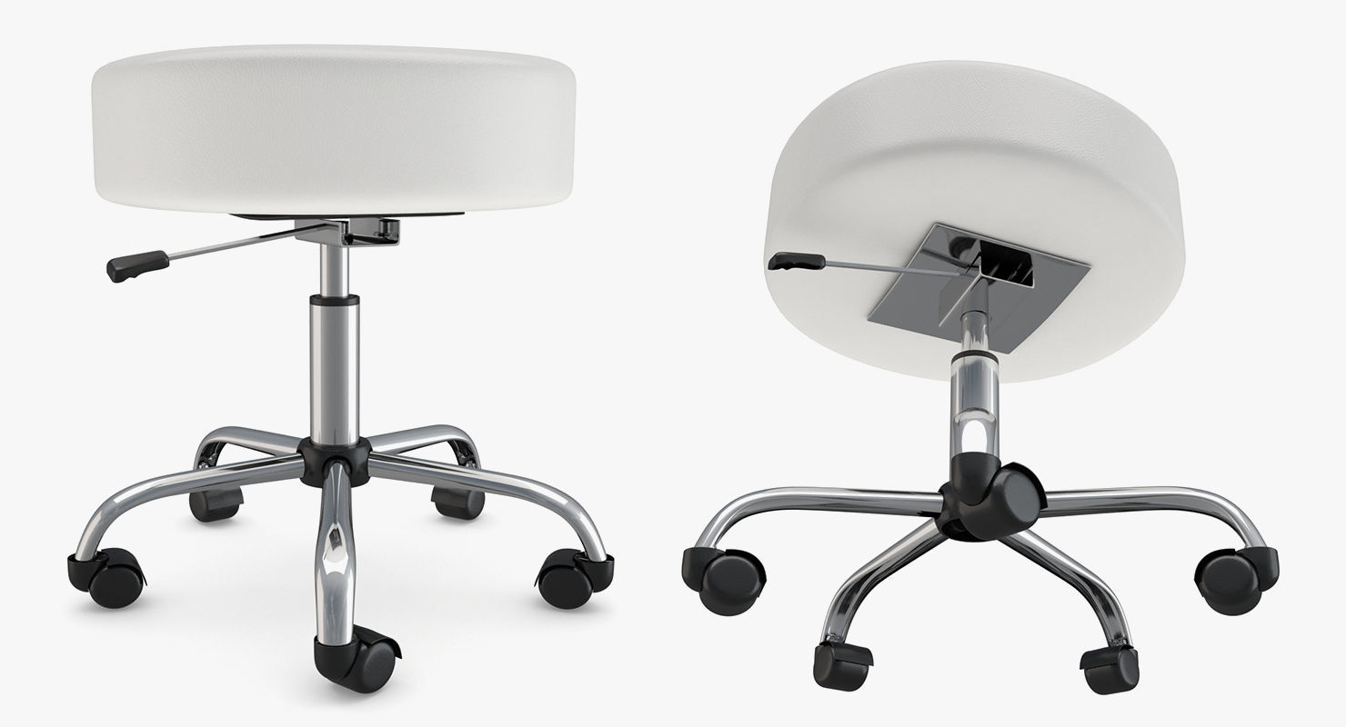 Medical - Doctor Stool 3D model_2