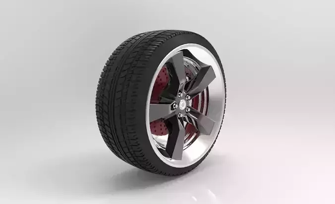 Car Tire Free 3D model
