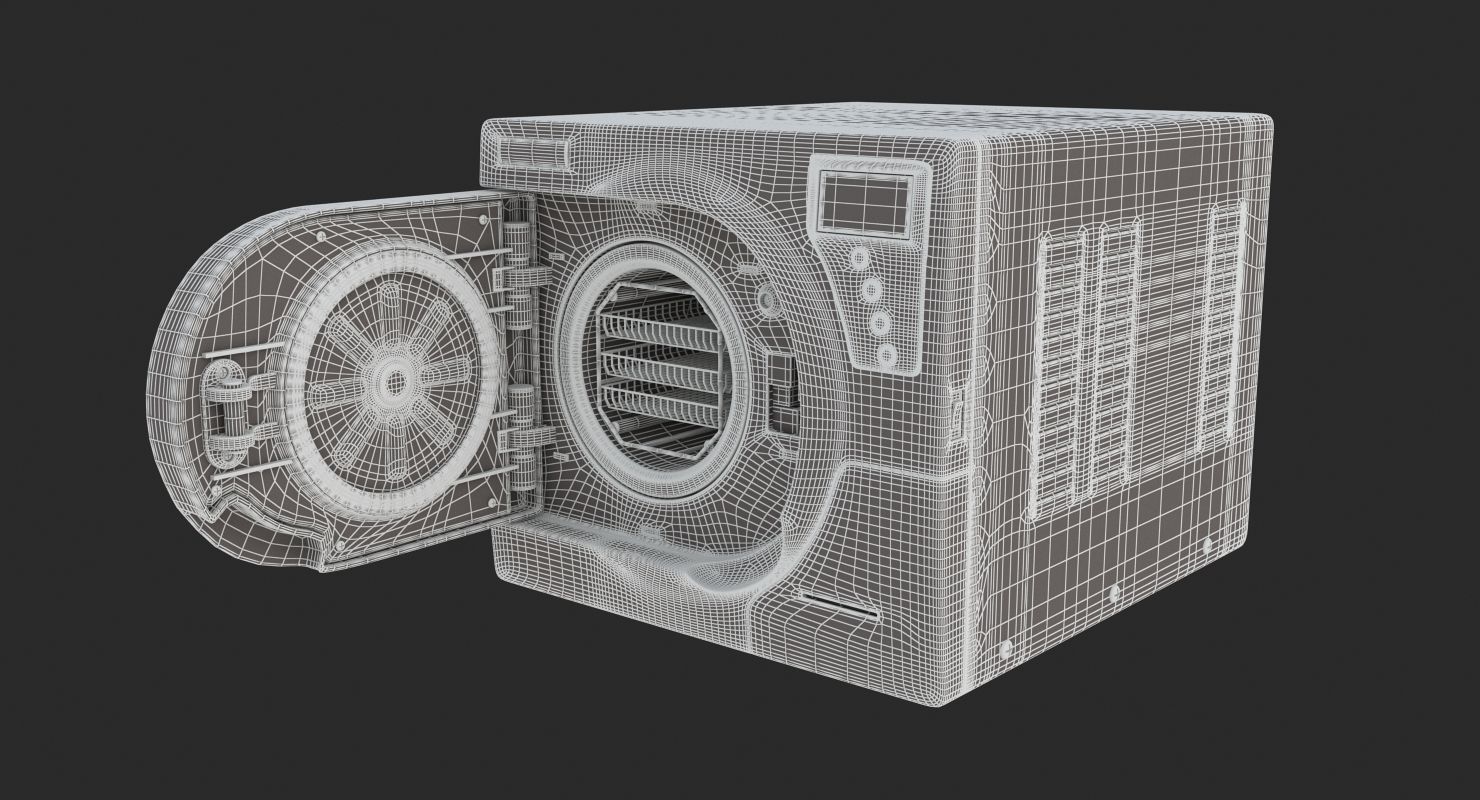 Medical - Autoclave 3D model_8