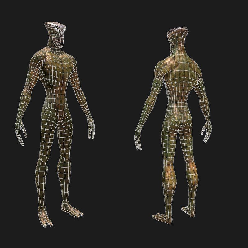 Alien Creature  Low-poly 3D model_6