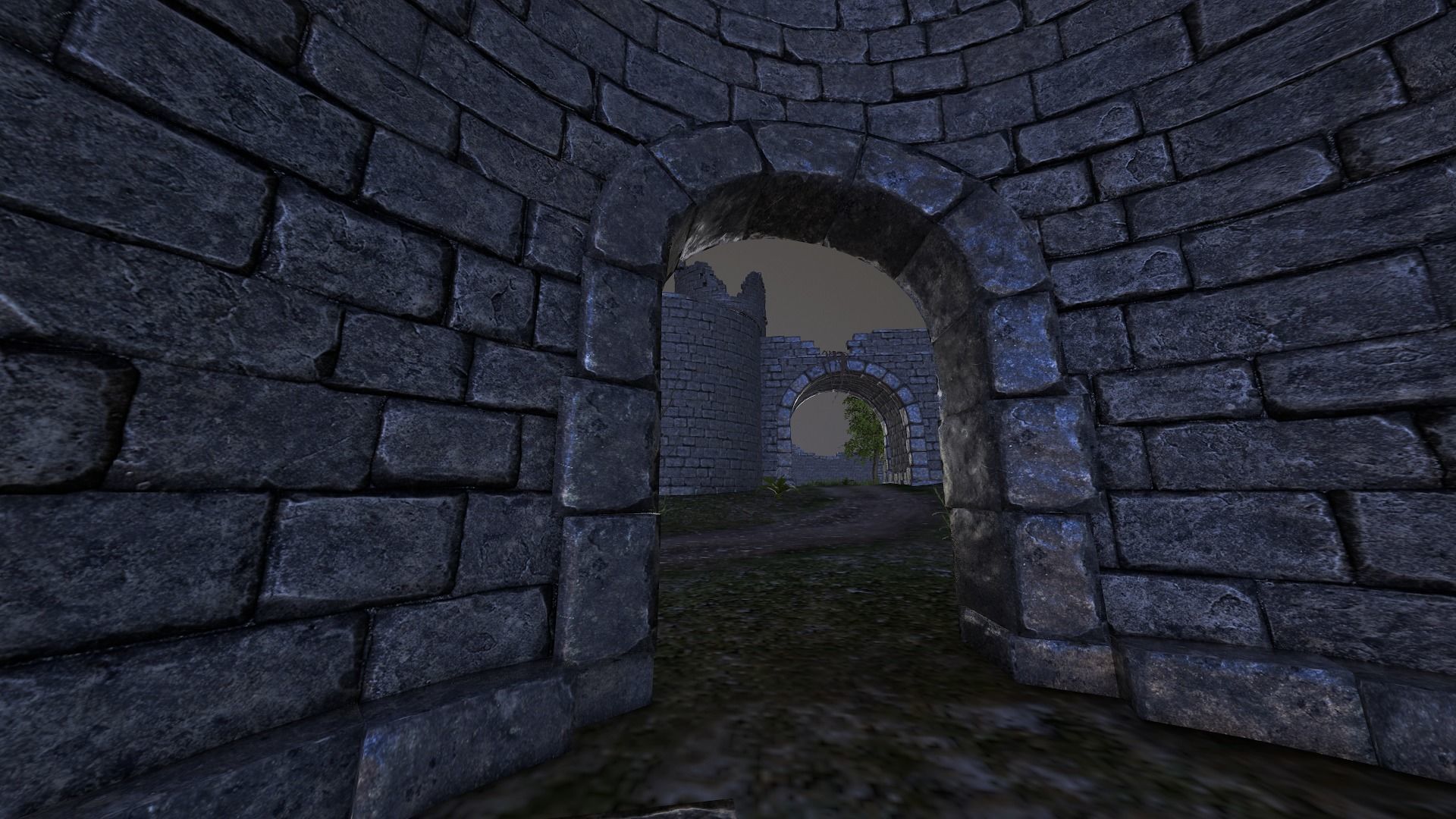 Castle Ruins Low-poly 3D model_15
