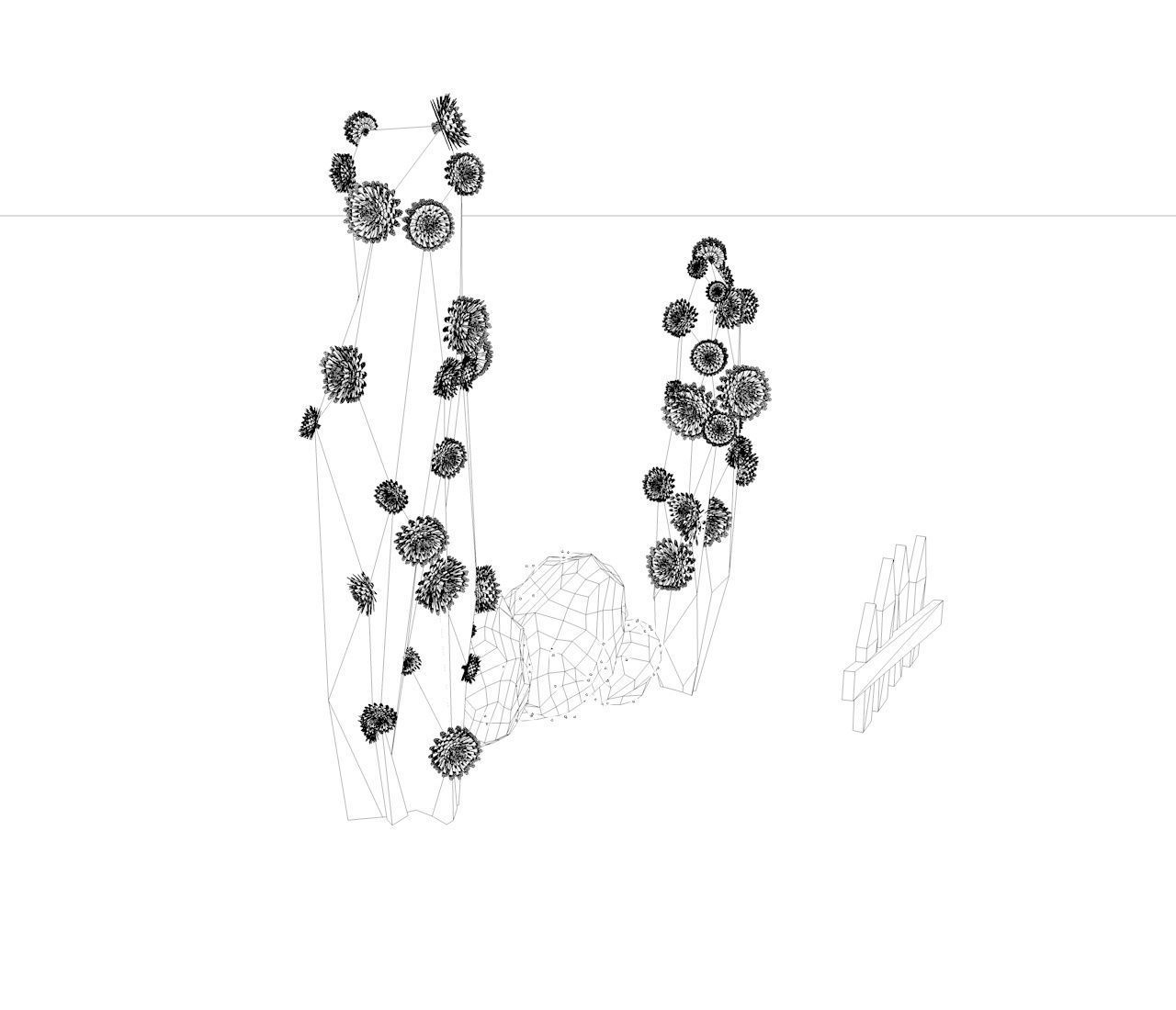 the great west american desert destination sign 3D model_4