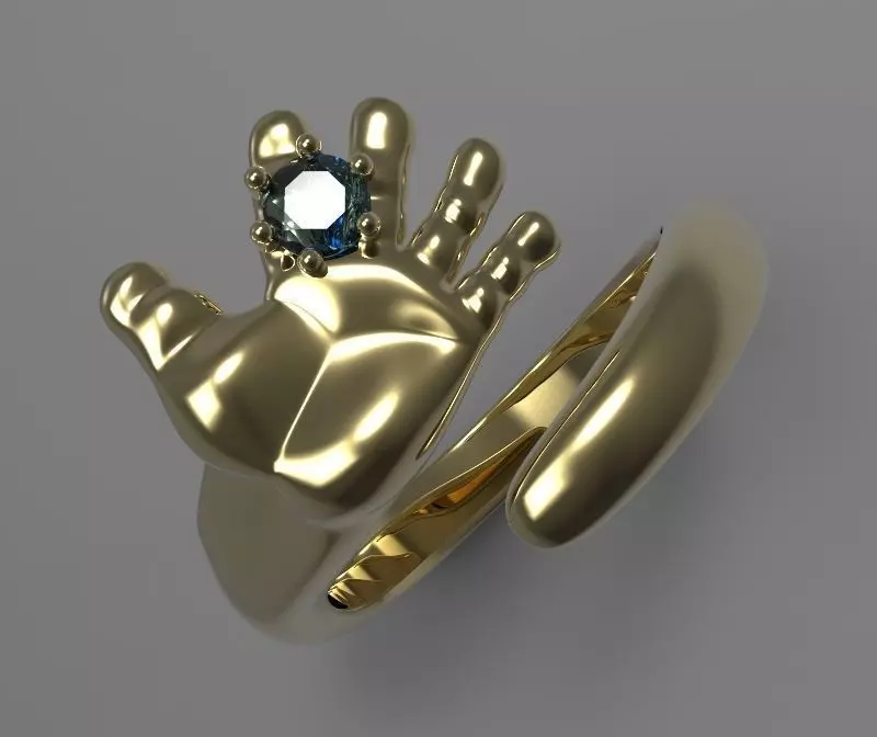 Baby  Hand 3D print model_0