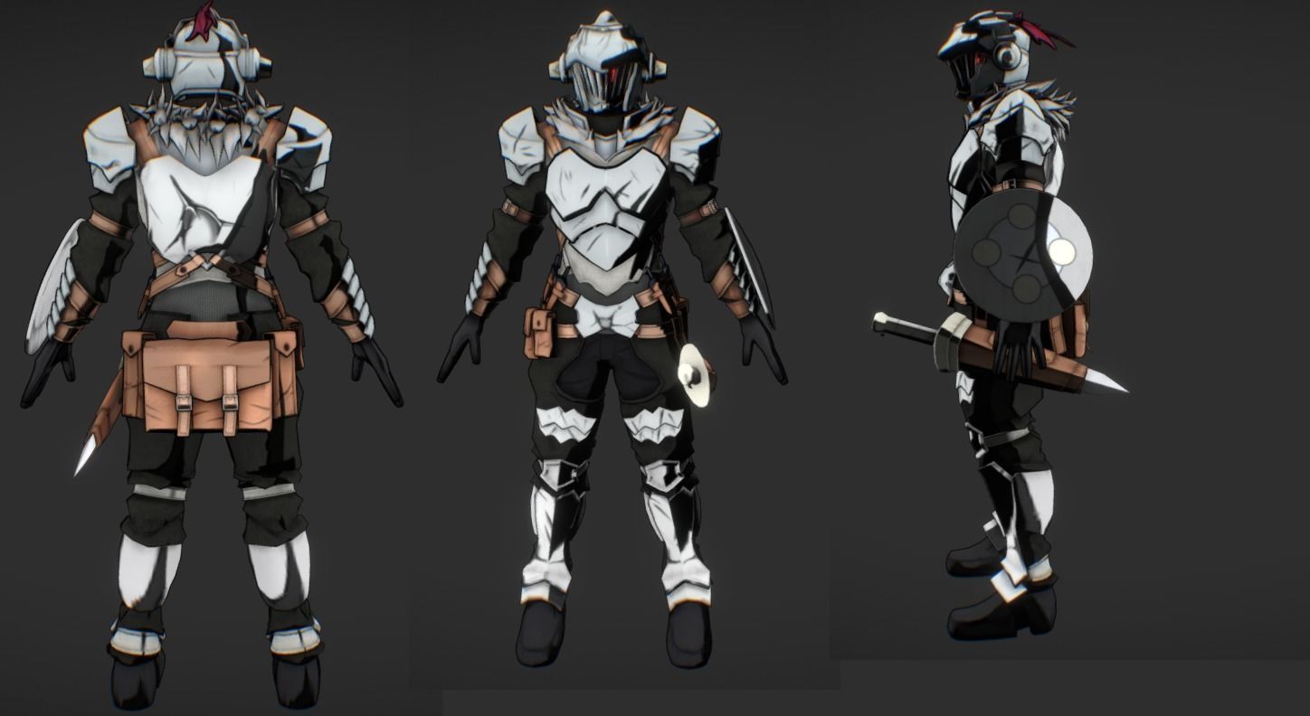 Goblin Slayer VR Chat and Skeleton FBX 3D model_5