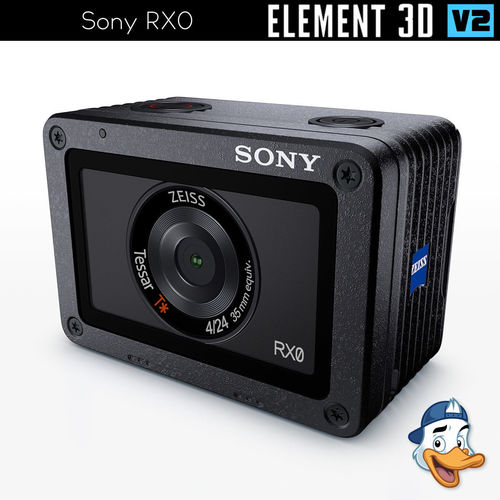 Sony RX0 for Element 3D 3D model
