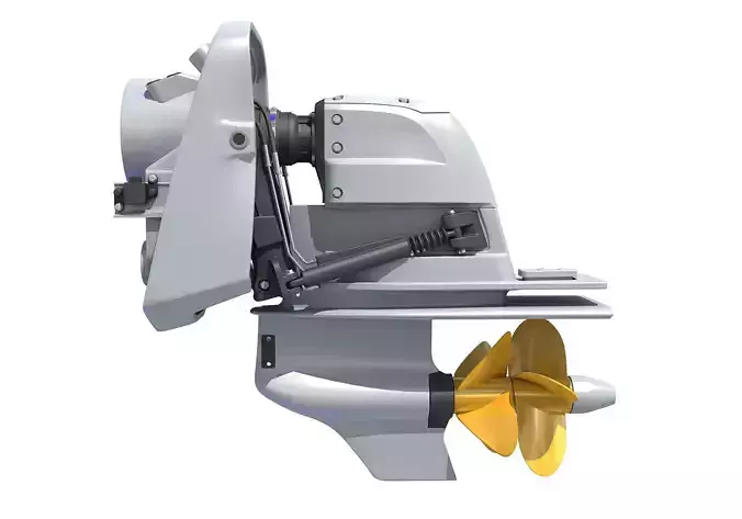 Boat Engine 3D model