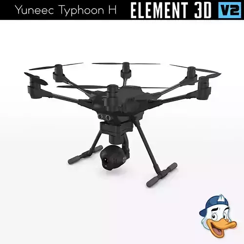 Yuneec Typhoon H for Element 3D 3D model