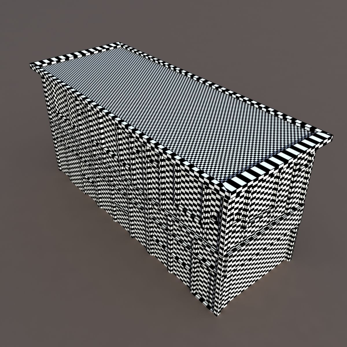 Derelict House Low poly 71 3D model_9