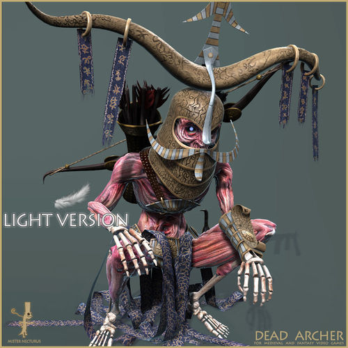 Dead Archer Light Version Low-poly 3D model
