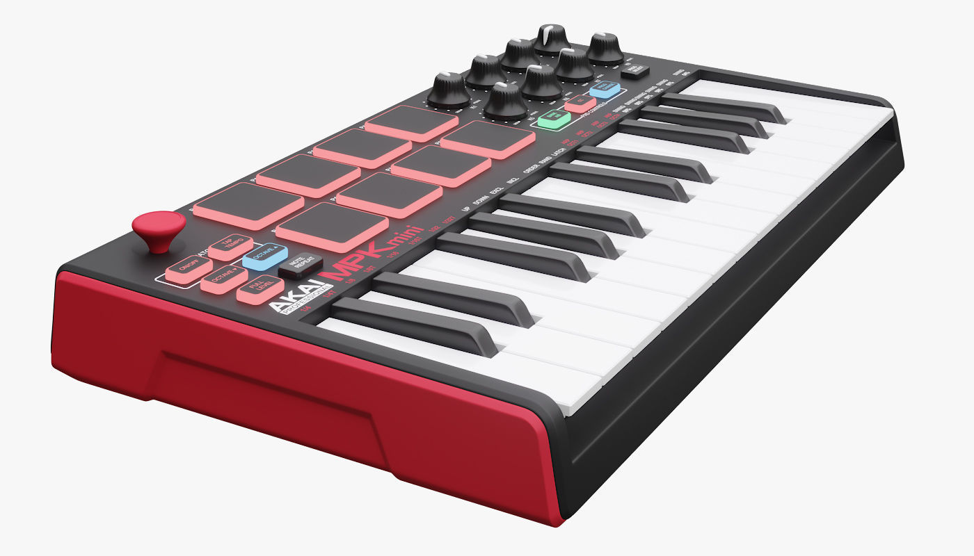 Akai MPK mini Mk2 3D model_5