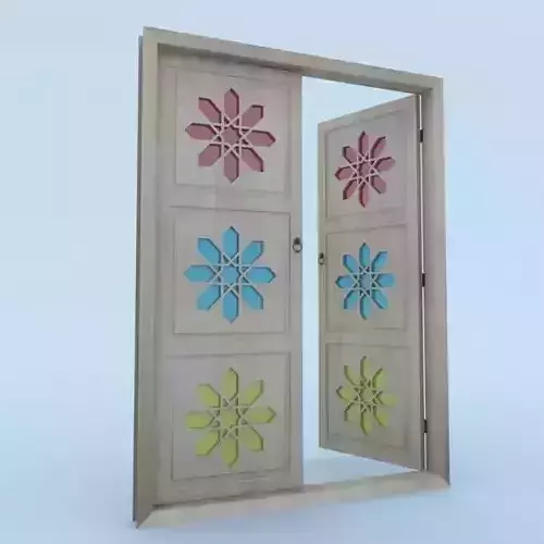 Traditional Moroccan Door  3D model