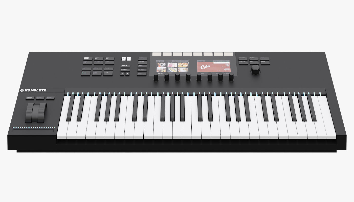 Native Instruments Komplete Kontrol S49 MK2 3D model_1