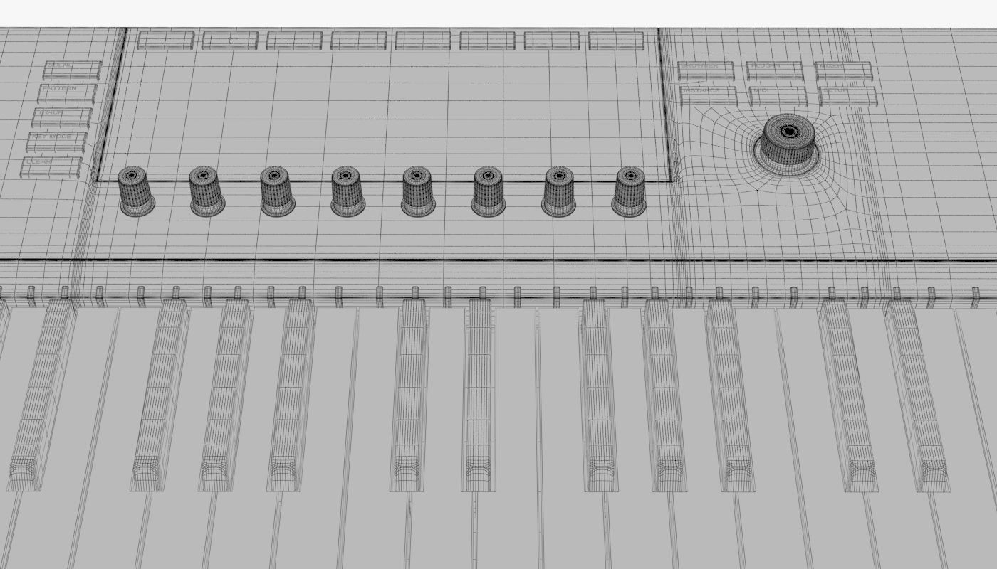 Native Instruments Komplete Kontrol S49 MK2 3D model_14