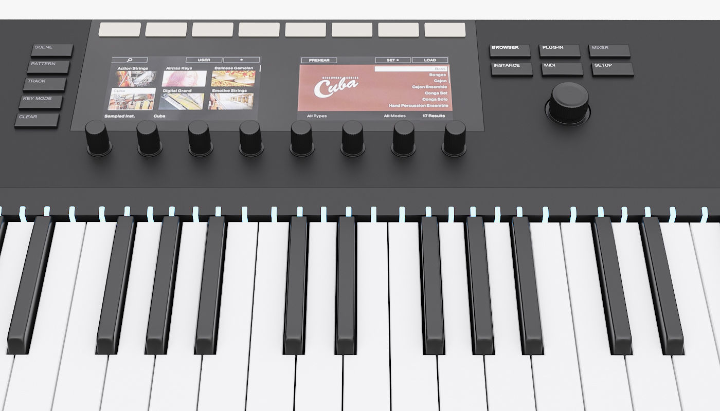 Native Instruments Komplete Kontrol S49 MK2 3D model_13