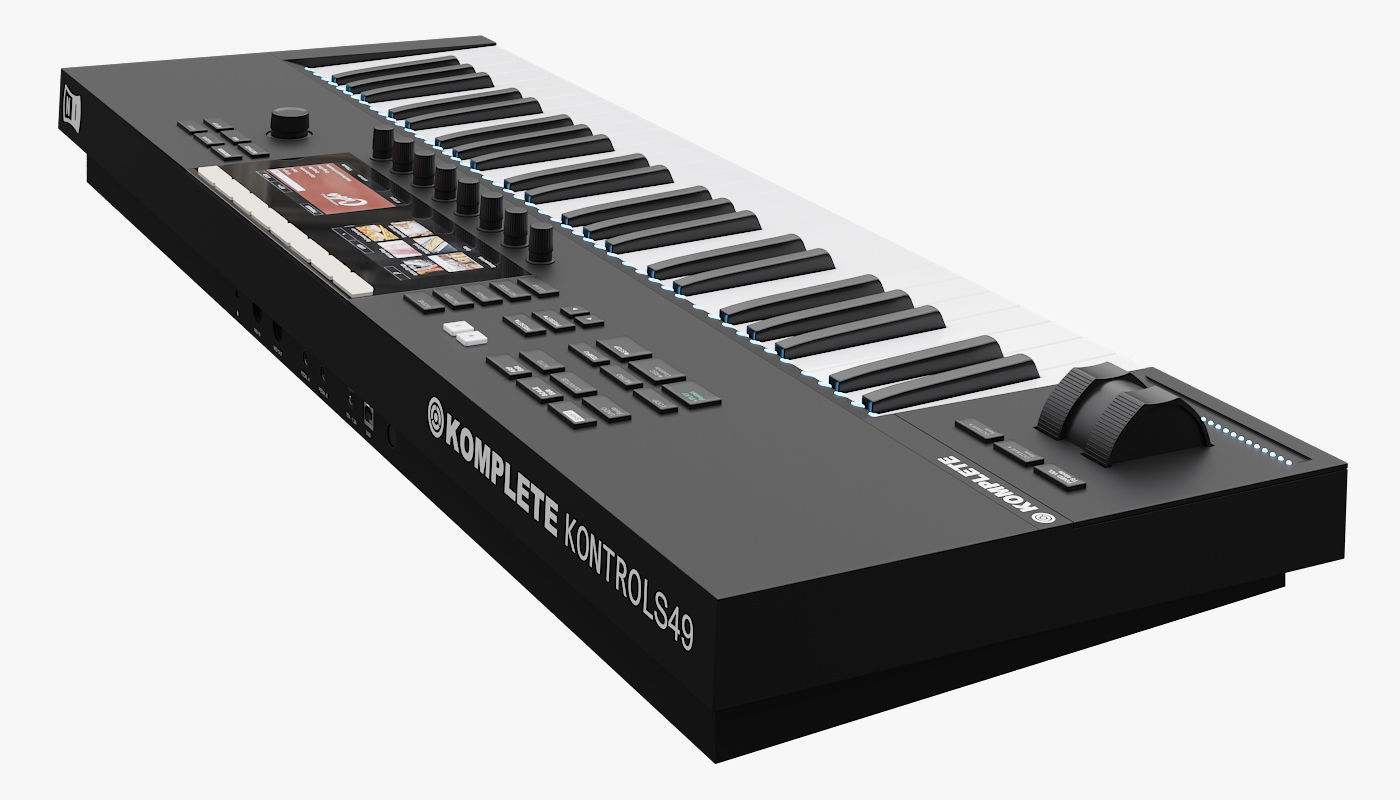 Native Instruments Komplete Kontrol S49 MK2 3D model_7