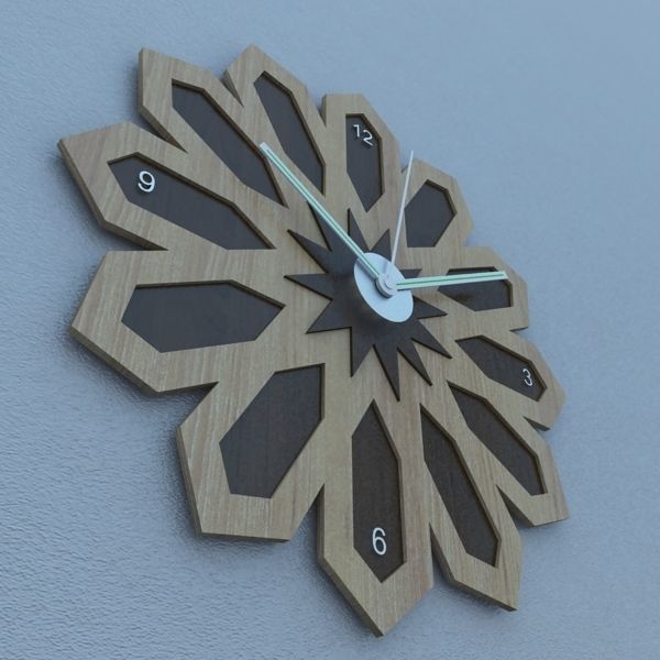 Traditional Moroccan Clock 3D model_3