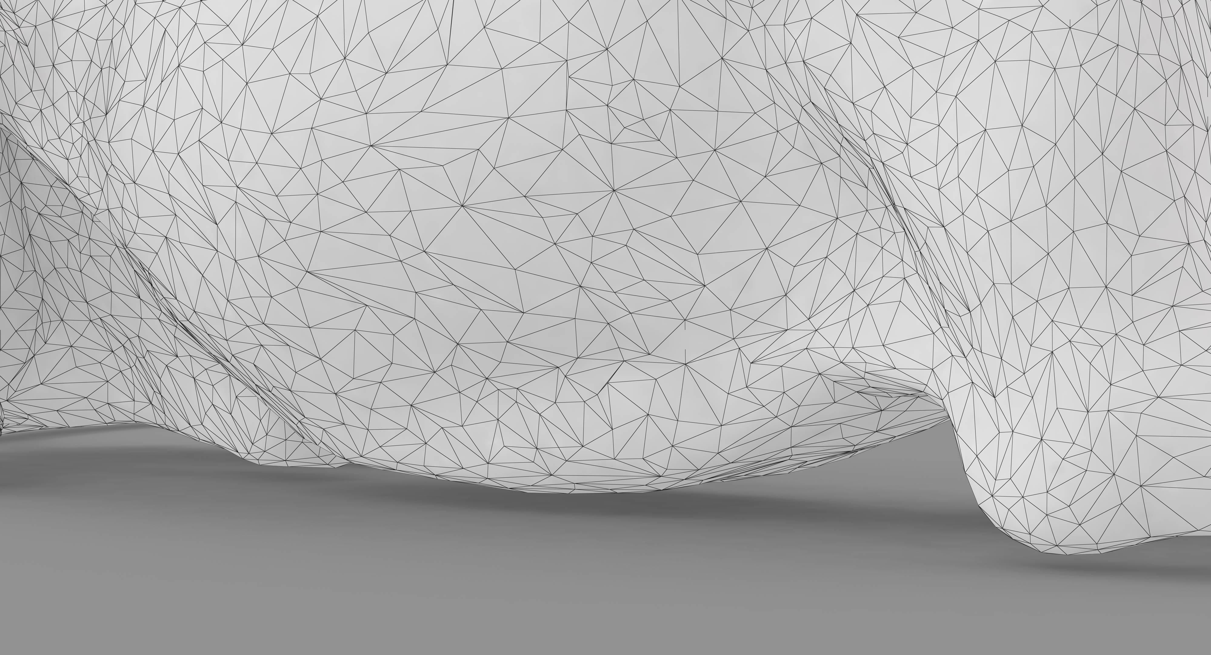 Dalmatian Lying Dog Low-poly 3D model_32