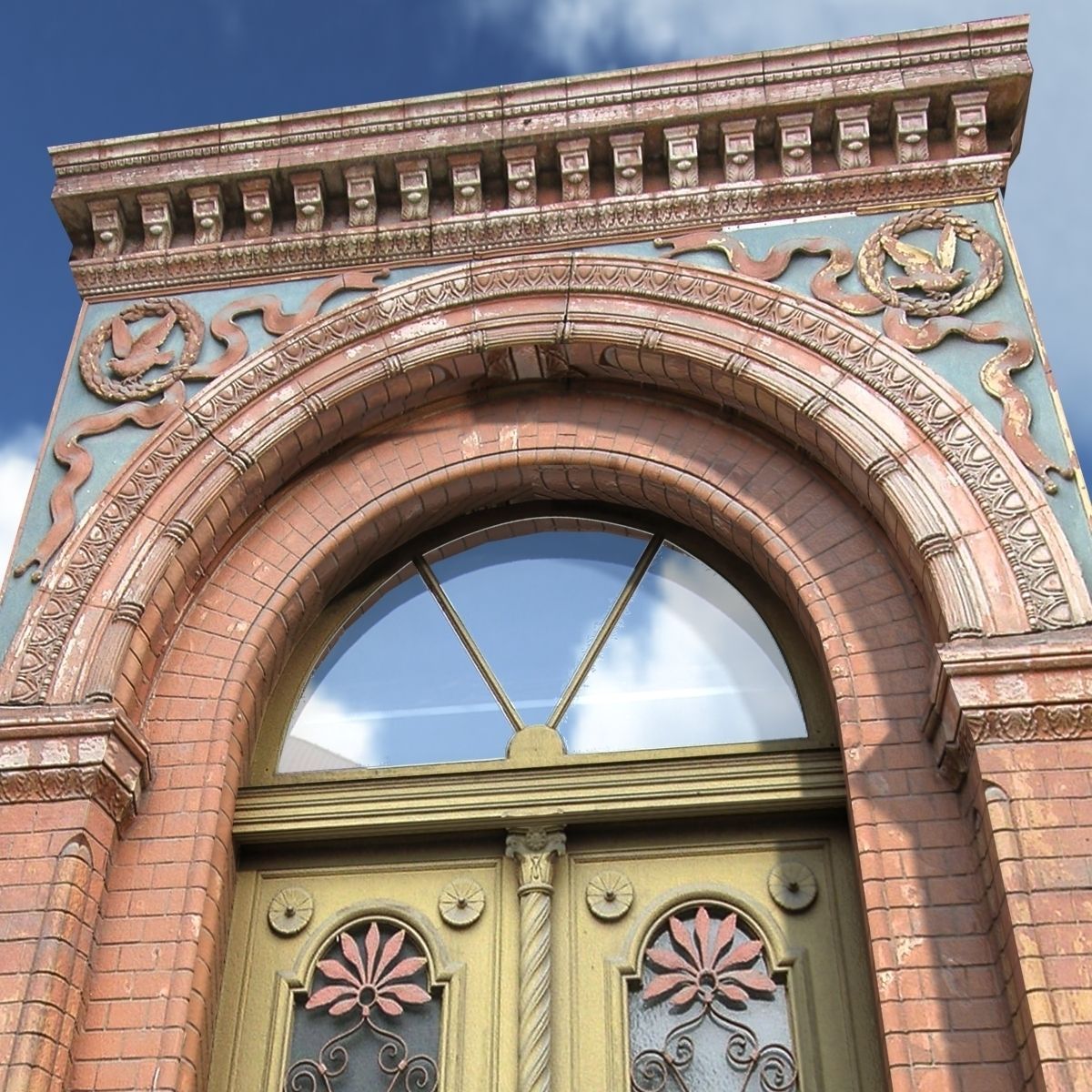 Door portal Low poly 89 3D model_3