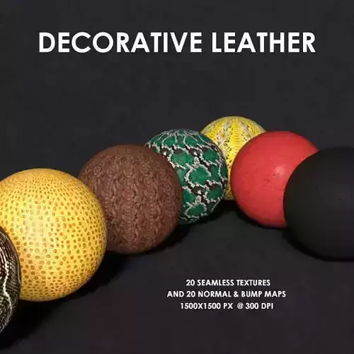 Decorative Leather - Seamless Textures