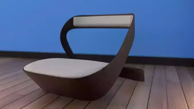 organic chair design 3D model