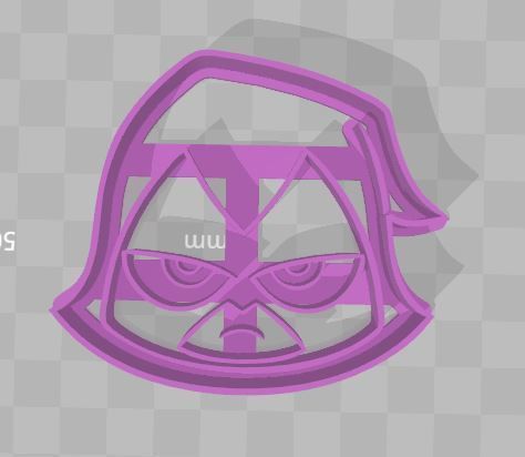 Teens Titans Go 5 Piece Set of Cookie Cutters Cortantes 3D print model_5