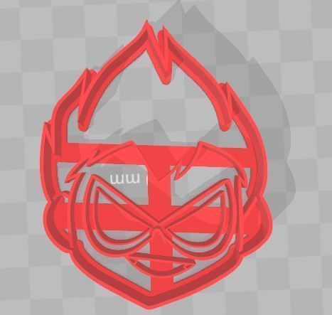 Teens Titans Go 5 Piece Set of Cookie Cutters Cortantes 3D print model_9
