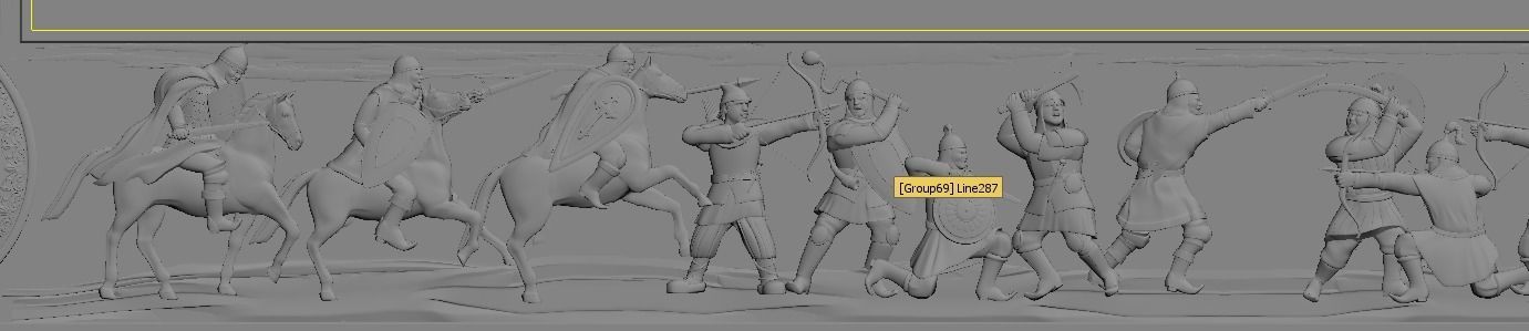 chess table 3D print model_3