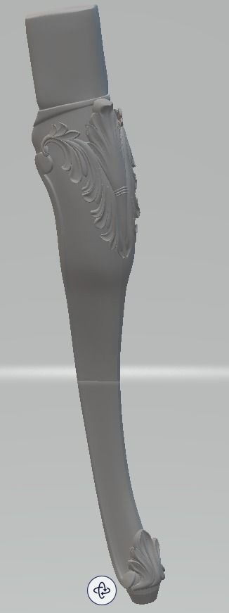 table leg 3D print model_2