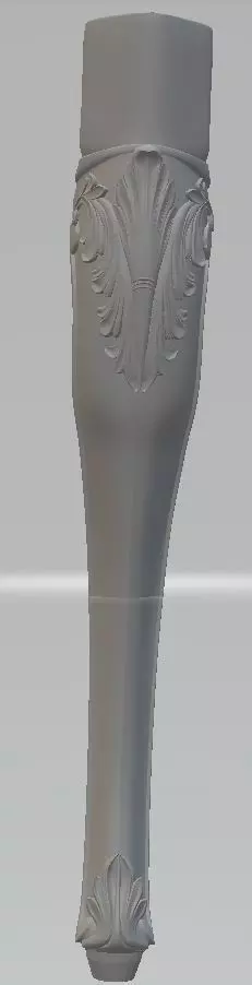 table leg 3D print model_0